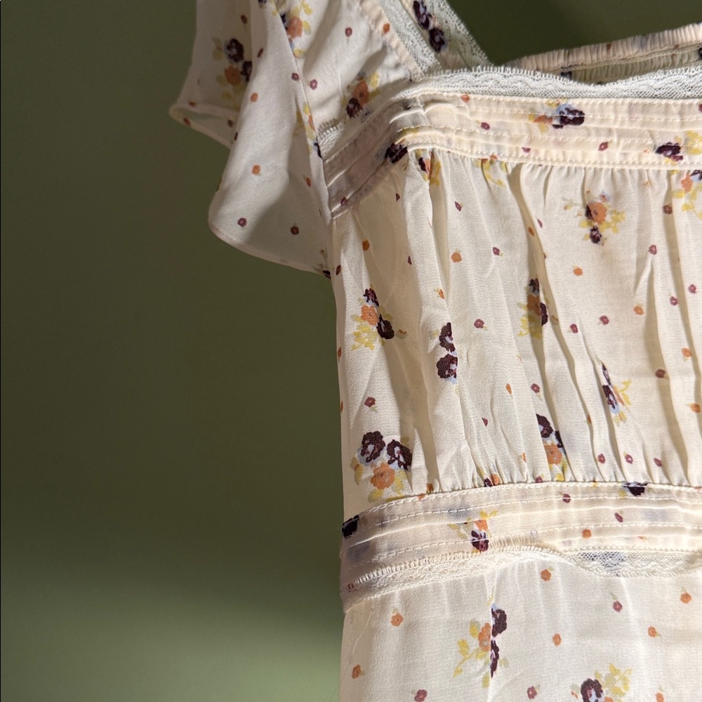 Free People Prairie Field Top. NWT. Swan combo - Picture 5 of 9